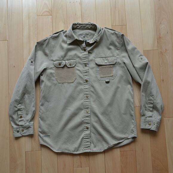 Lauren Ralph Lauren Safari Outfitters Button Down Shirt Jacket - Picture 1 of 7